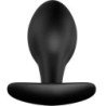 PRETTY LOVE - TAPÓN ANAL DE SILICONA CON ANCLA DE 8,5 CM NEGRO