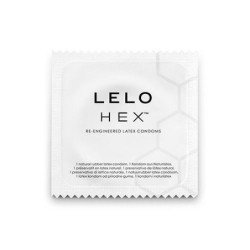 LELO - CAJA DE PRESERVATIVOS HEXAGONALES, 12 UNIDADES