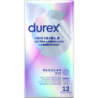 DUREX - PRESERVATIVOS INVISIBLES EXTRA LUBRICADOS 12 UNIDADES