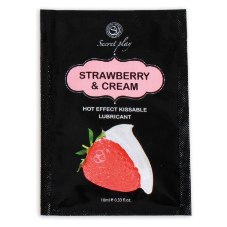 SECRETPLAY - MONODOSIS LUBRICANTE FRESAS & NATA 10 ML