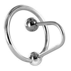 ANILLO DE METAL DURO CON TAPÓN