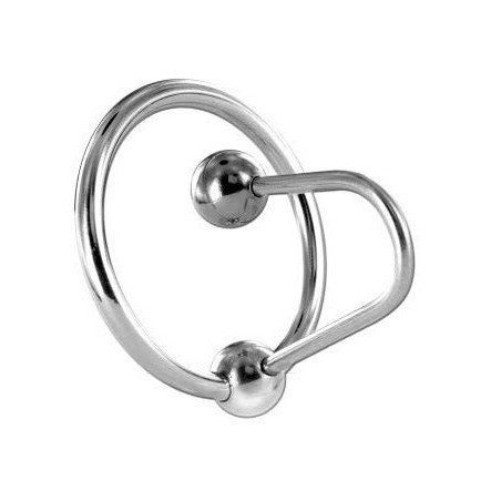 ANILLO DE METAL DURO CON TAPÓN