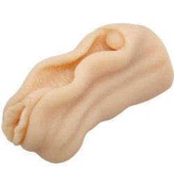 BAILE - MINI MASTURBADOR MASCULINO CON DISEÑO DE LABIOS VAGINALES