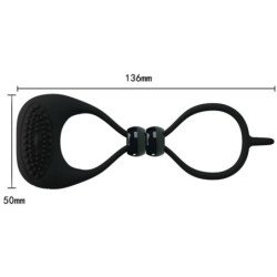 AMOR PRECIOSO - ANILLO DOBLE PARA PENE Y TESTÍCULOS