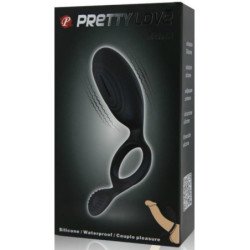 PRETTY LOVE - ANILLO VIBRATORIO ETHEL CON ESTIMULADOR