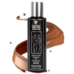 EROS-ART - ACEITE DE MASAJE TÁNTRICO NATURAL Y AFRODISÍACO DE CHOCOLATE 100 ML