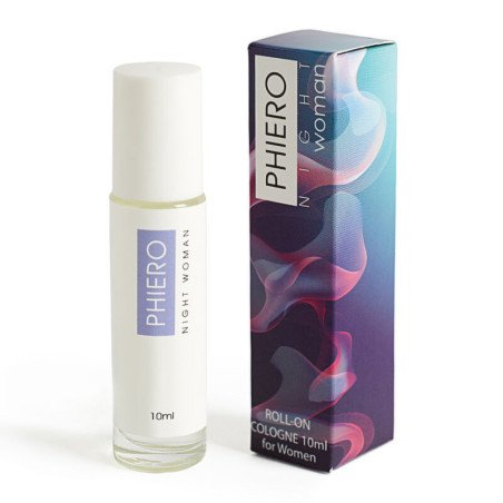 500 COSMETICS - PHIERO NIGHT WOMAN. PERFUME CON FEROMONAS EN FORMATO ROLL-ON PARA MUJER.