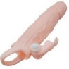 BAILE - FUNDA PARA PENE DE HOMBRE VALIENTE CON CONEJO Y CARNE DE DOBLE MOTOR 16,5 CM