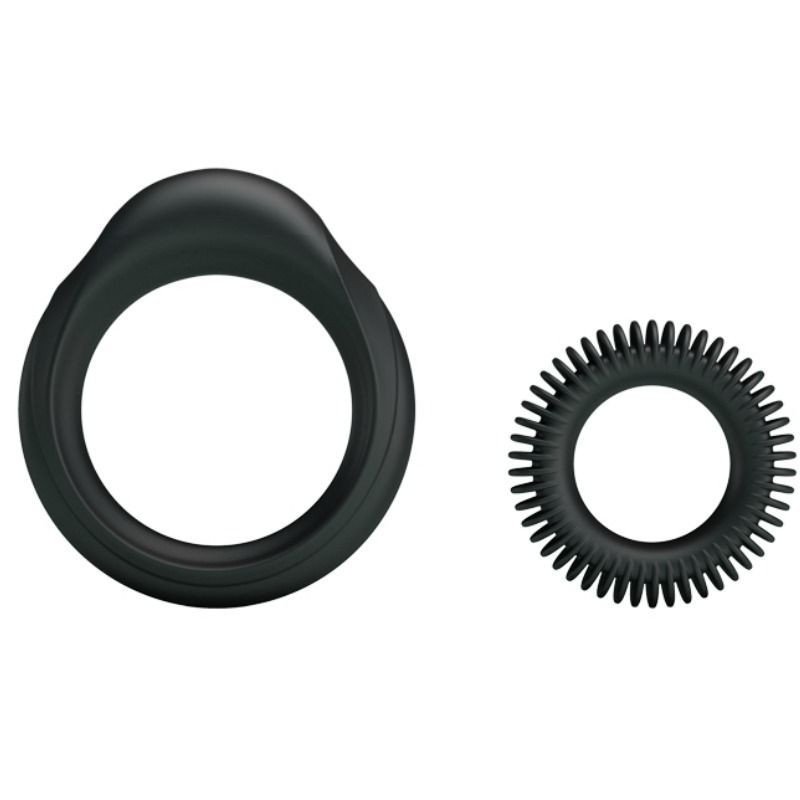 BAILE - KIT DE 2 ANILLOS DE SILICONA ANILLO DE MASCULINIDAD