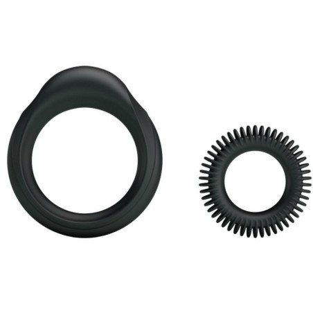 BAILE - KIT DE 2 ANILLOS DE SILICONA ANILLO DE MASCULINIDAD