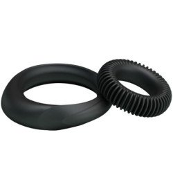 BAILE - KIT DE 2 ANILLOS DE SILICONA ANILLO DE MASCULINIDAD