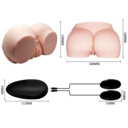 CRAZY BULL - VAGINA Y ANO REALISTAS CON VIBRACIÓN