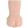 CRAZY BULL - MASTURBADOR VAGINAL DE PIEL DE AGUA CON VIBRADORES