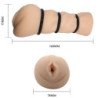 CRAZY BULL - MASTURBADOR VAGINAL CON ANILLOS