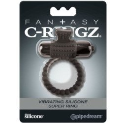 FANTASY C-RINGZ - ANILLO VIBRATORIO DE SILICONA NEGRA
