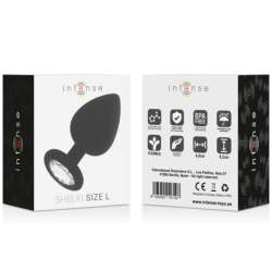 INTENSO - TAPÓN ANAL SHELKI L NEGRO