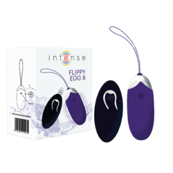 INTENSO - HUEVO VIBRADOR FLIPPY II CON CONTROL REMOTO MORADO