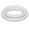 JOYDIVISION POTENZDUO - ANILLOS BLANCOS - M