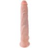 KING COCK - DILDO CON TESTÍCULOS DE 35,6 CM DE CARNE