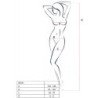 PASSION - WOMAN BS031 BODYSTOCKING NEGRO TALLA UNICA
