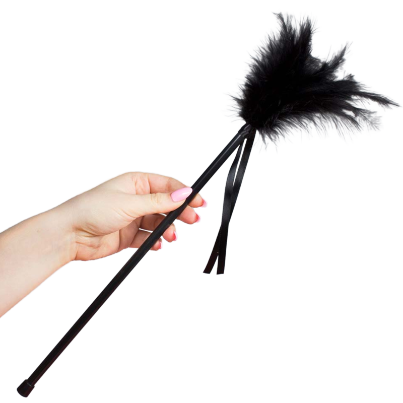 SECRETPLAY - PLUMAS NEGRAS 40 CM