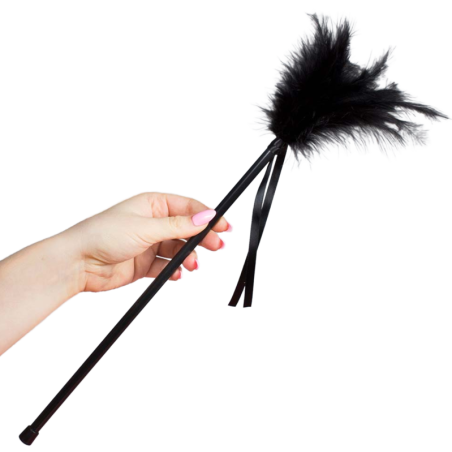 SECRETPLAY - PLUMAS NEGRAS 40 CM