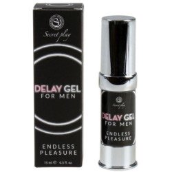 SECRETPLAY - GEL RETRASADOR PARA HOMBRES PLACER SIN FIN 15 ML