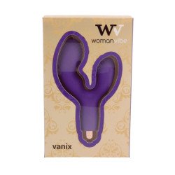 WOMANVIBE - VIBRADOR ESTIMULADOR DE SILICONA VANIX