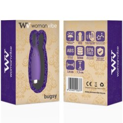 WOMANVIBE - ESTIMULADOR DE CONEJO DE SILICONA BUGSY