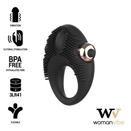 WOMANVIBE - ANILLO VIBRADOR DE SILICONA THOR