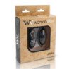WOMANVIBE - CONTROL REMOTO PARA HUEVO ALSAN DE SILICONA NEGRA