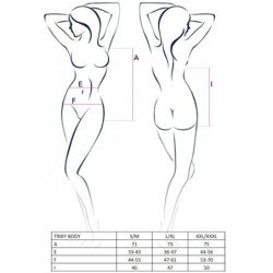 PASSION - WOMAN TRIXY TEDDY NEGRO TALLA L/XL