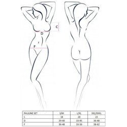 PASIÓN - CONJUNTO DE MUJER PAULINE DE 3 PIEZAS TALLA S/M