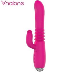 NALONE - VIBRADOR DE ARRIBA Y ABAJO Y CONEJO CON ROTACIÓN