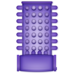 AMOR CASUAL - ANILLO VIBRADOR CON FUNDA MORADA