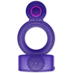 AMOR CASUAL - ANILLO VIBRADOR DOBLE PLACER MORADO