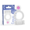 AMOR CASUAL - ANILLO VIBRADOR DOBLE PLACER TRANSPARENTE