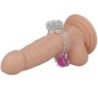 AMOR CASUAL - ANILLO VIBRADOR DOBLE PLACER TRANSPARENTE