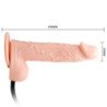 BAILE - DILDO INFLABLE REALISTA CON VENTOSA DE 15 CM