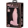 BAILE - DILDO INFLABLE REALISTA CON VENTOSA DE 15 CM