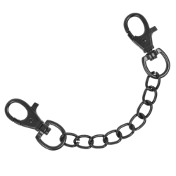 SUMISIÓN FETICHE - TOBILLERAS DE CUERO VEGANO CON FORRO DE NOPRENE
