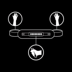 FETISH SUBMISSIVE - ESPOSAS CON TIRADOR CON FORRO DE NOPRENO