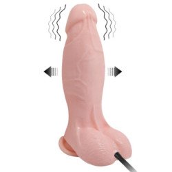 BAILE - DILDO REALISTICO VIBRADOR E INFLABLE 18.8 CM