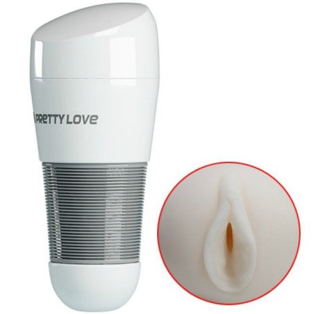 AMOR PRECIOSO - MASTURBADOR DE VAGINA BLANCA KITTY