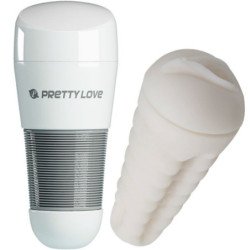 AMOR PRECIOSO - MASTURBADOR DE VAGINA BLANCA KITTY