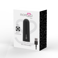 MORESSA - VIBRADOR NIX CON CONTROL REMOTO NEGRO