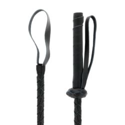 OSCURIDAD - LÁTIGO BDSM DE CUERO FETICHE 60 CM