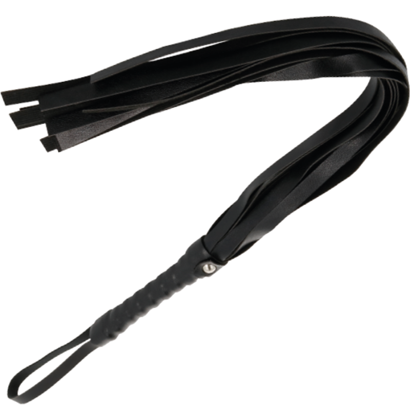 OSCURIDAD - LÁTIGO DE BONDAGE NEGRO DE 45 CM
