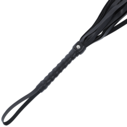 OSCURIDAD - LÁTIGO DE BONDAGE NEGRO DE 45 CM