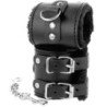DARKNESS - ESPOSAS CUERO CON FORRO AJUSTABLES NEGRO